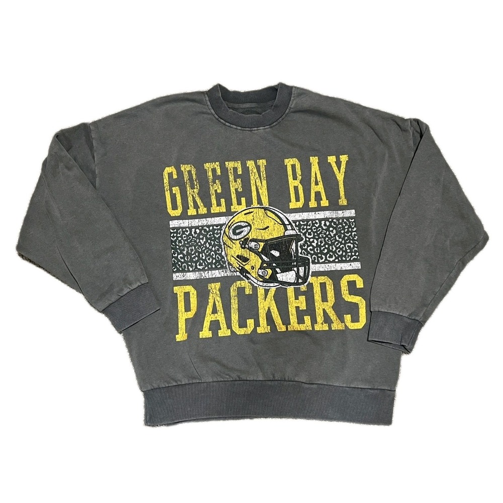 NFL Green Bay Packers Gameday Couture Crewneck Sweatshirt Size S Vintage Wash